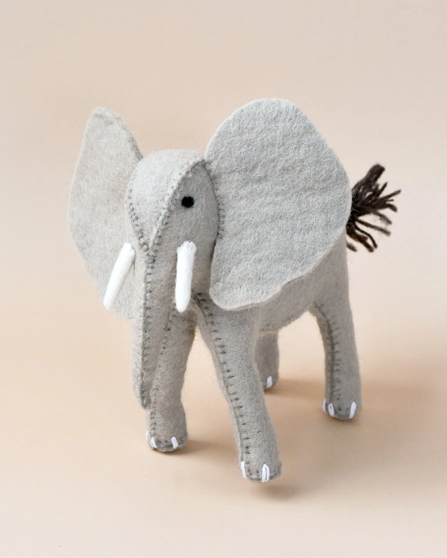 Felt Elephant Soft Toy for Safari Play